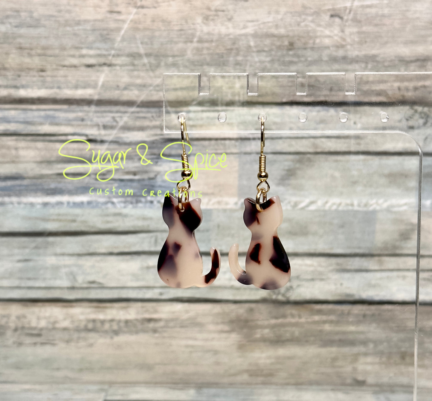 Resin Cat Earrings