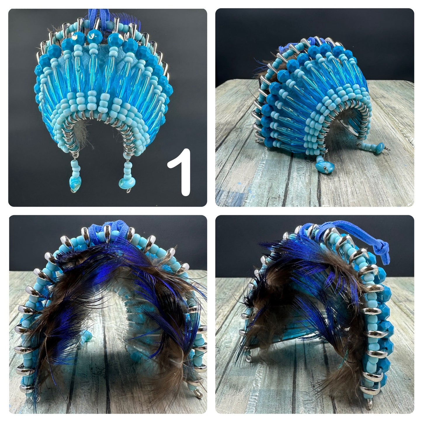 Mini Beaded Native Headdresses