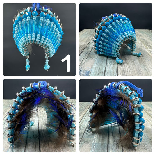 Mini Beaded Native Headdresses