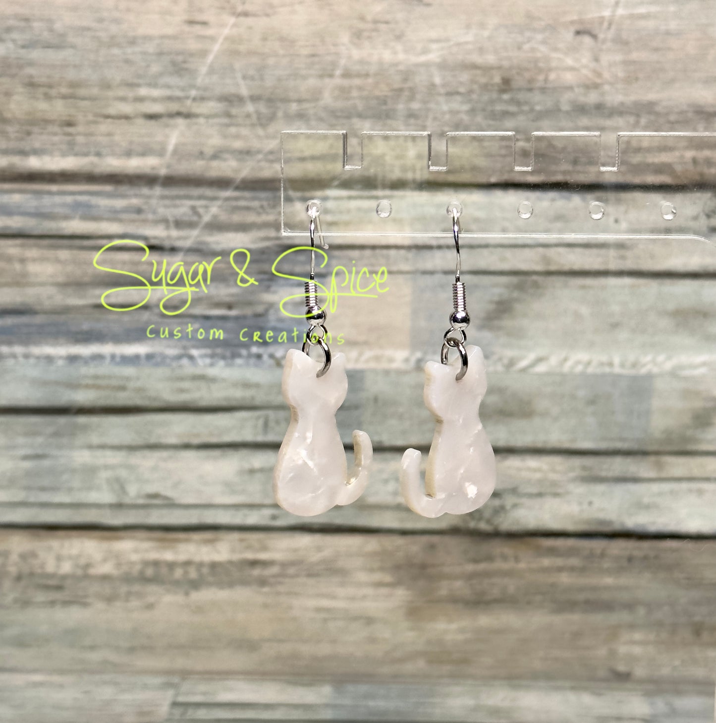 Resin Cat Earrings