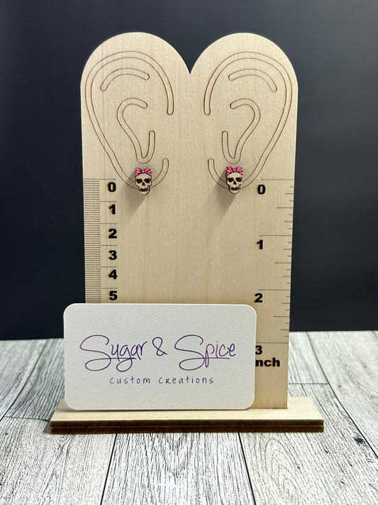 Skeleton Women Studs