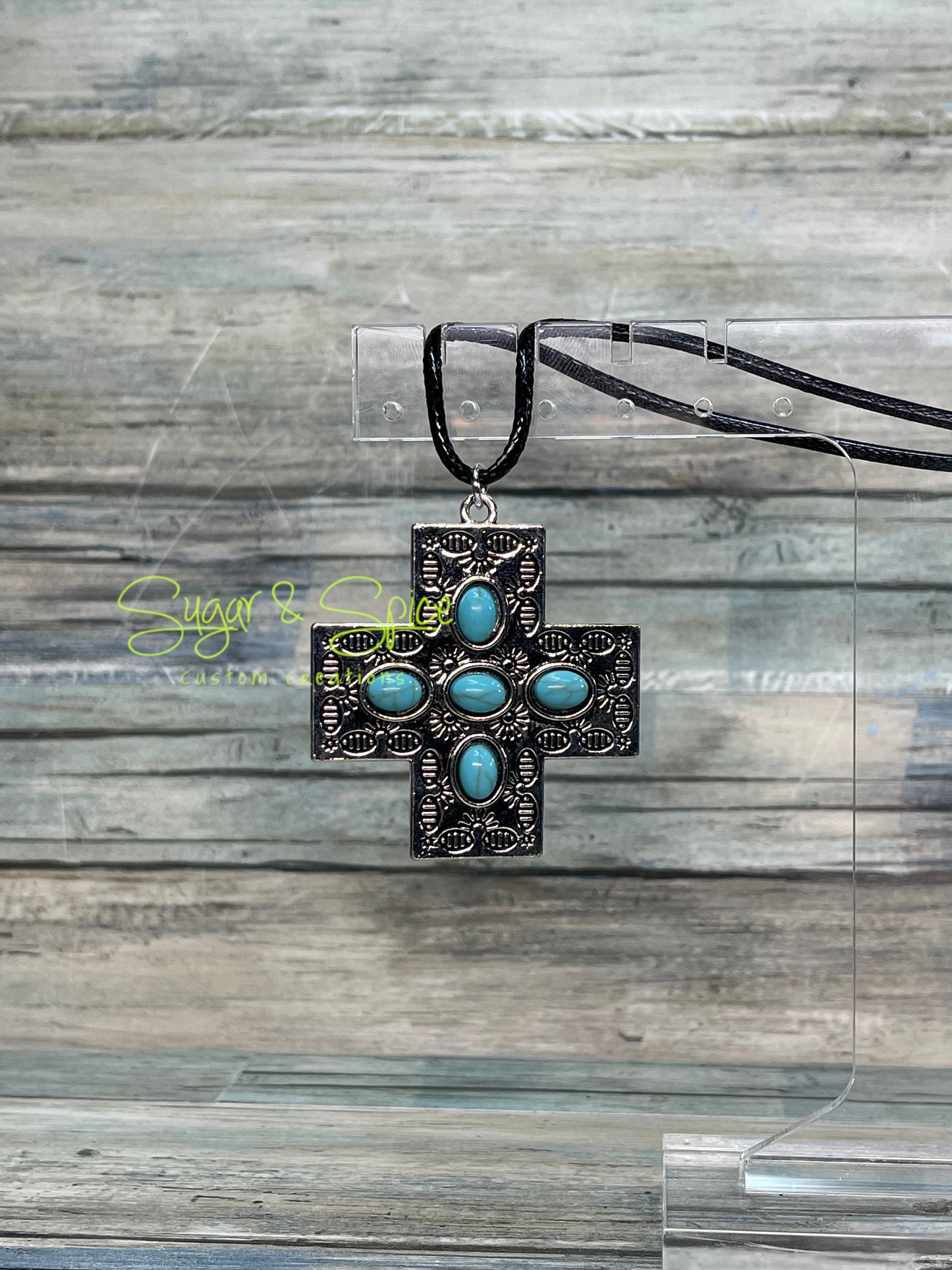 Turquoise Cross Necklaces