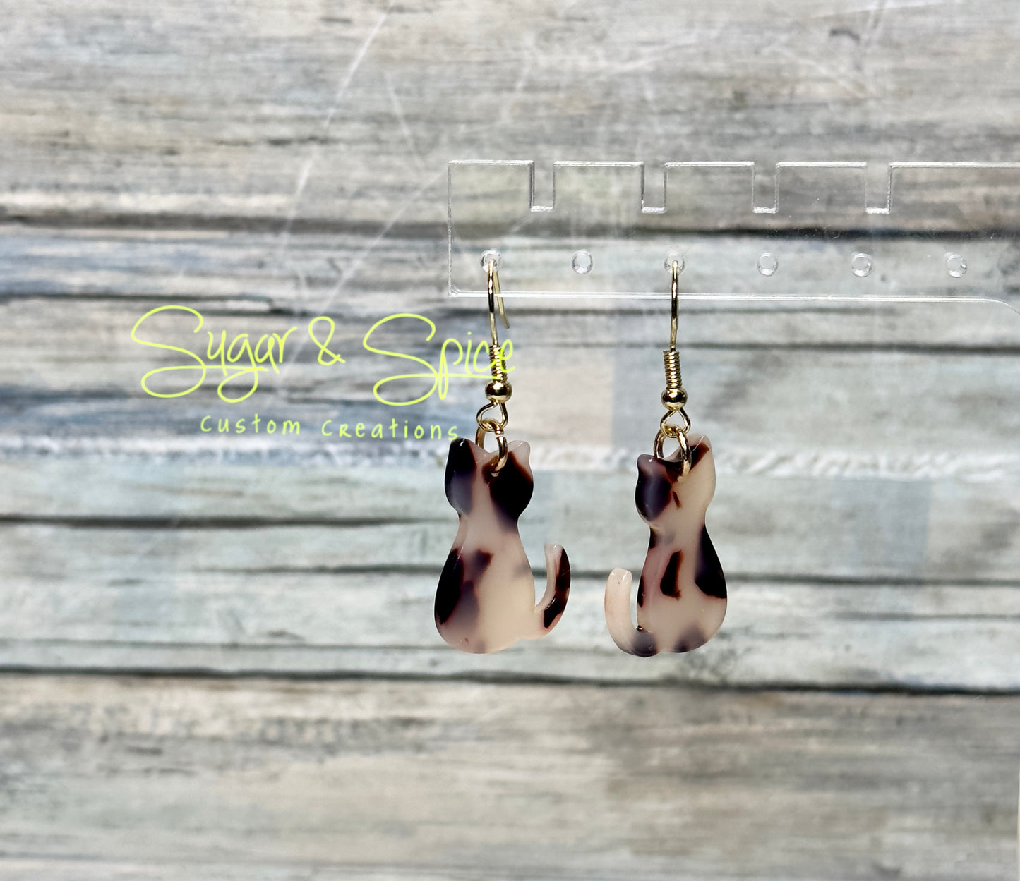 Resin Cat Earrings