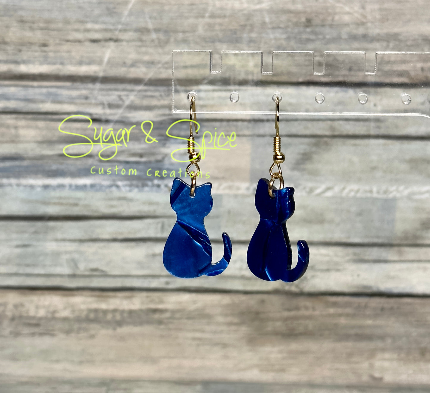 Resin Cat Earrings