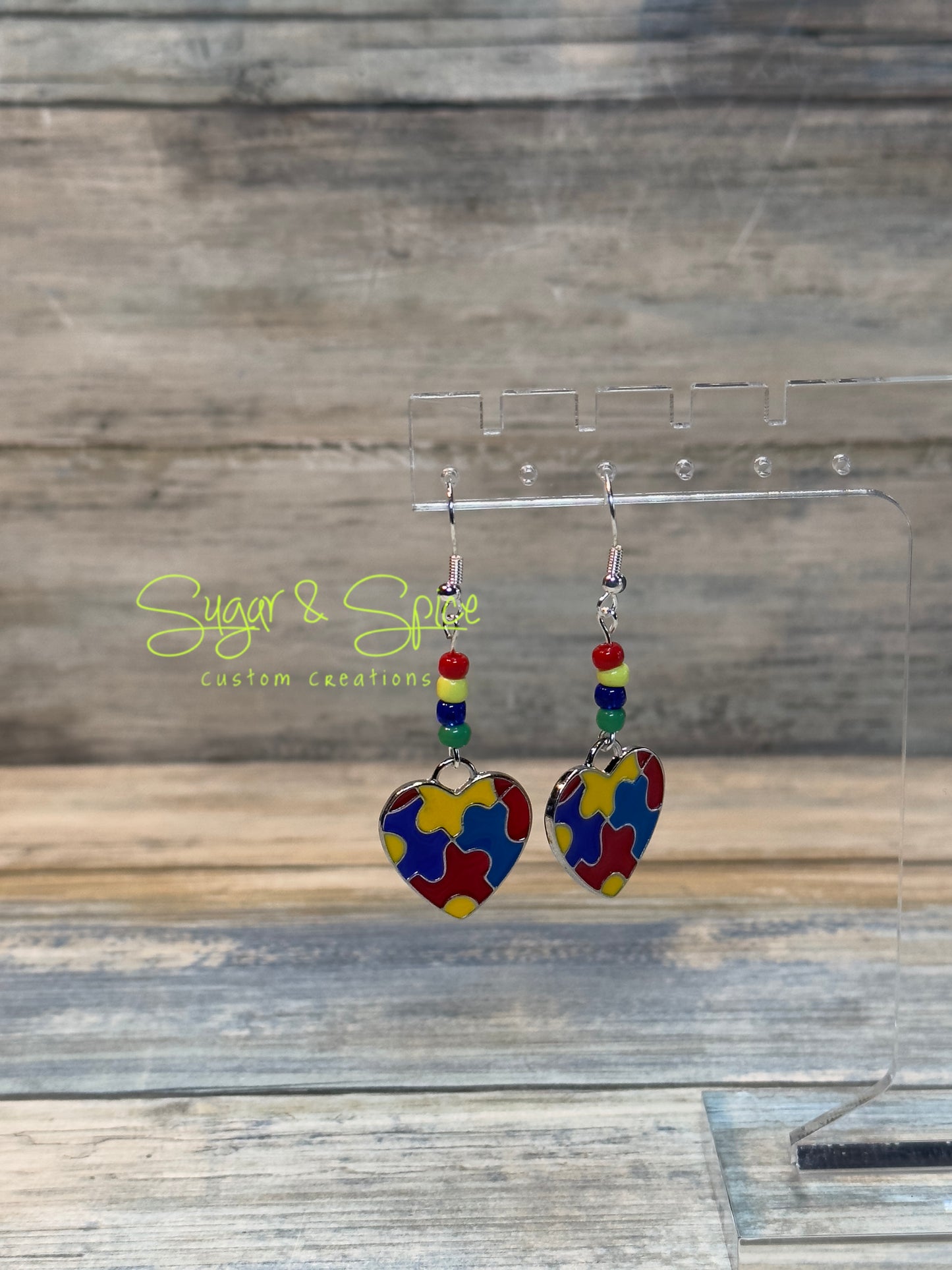 Autism Charm Earrings