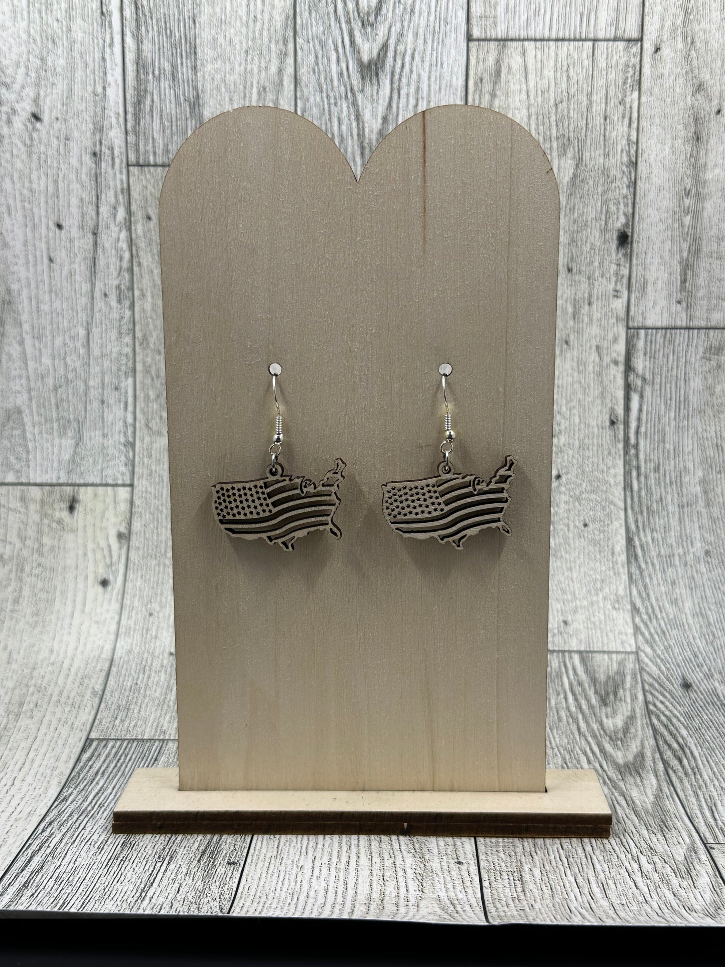 Basswood Americana Earrings