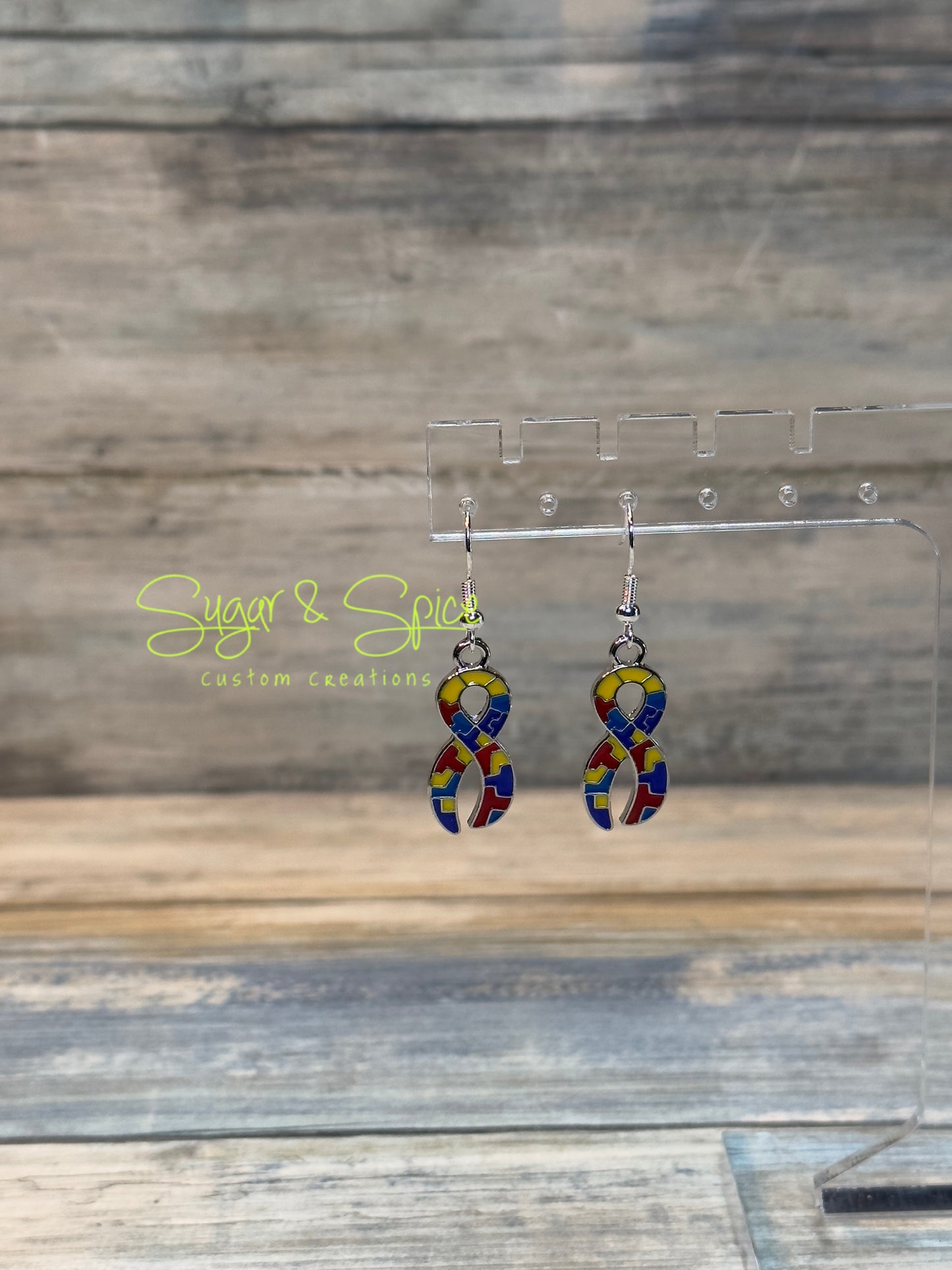 Autism Charm Earrings