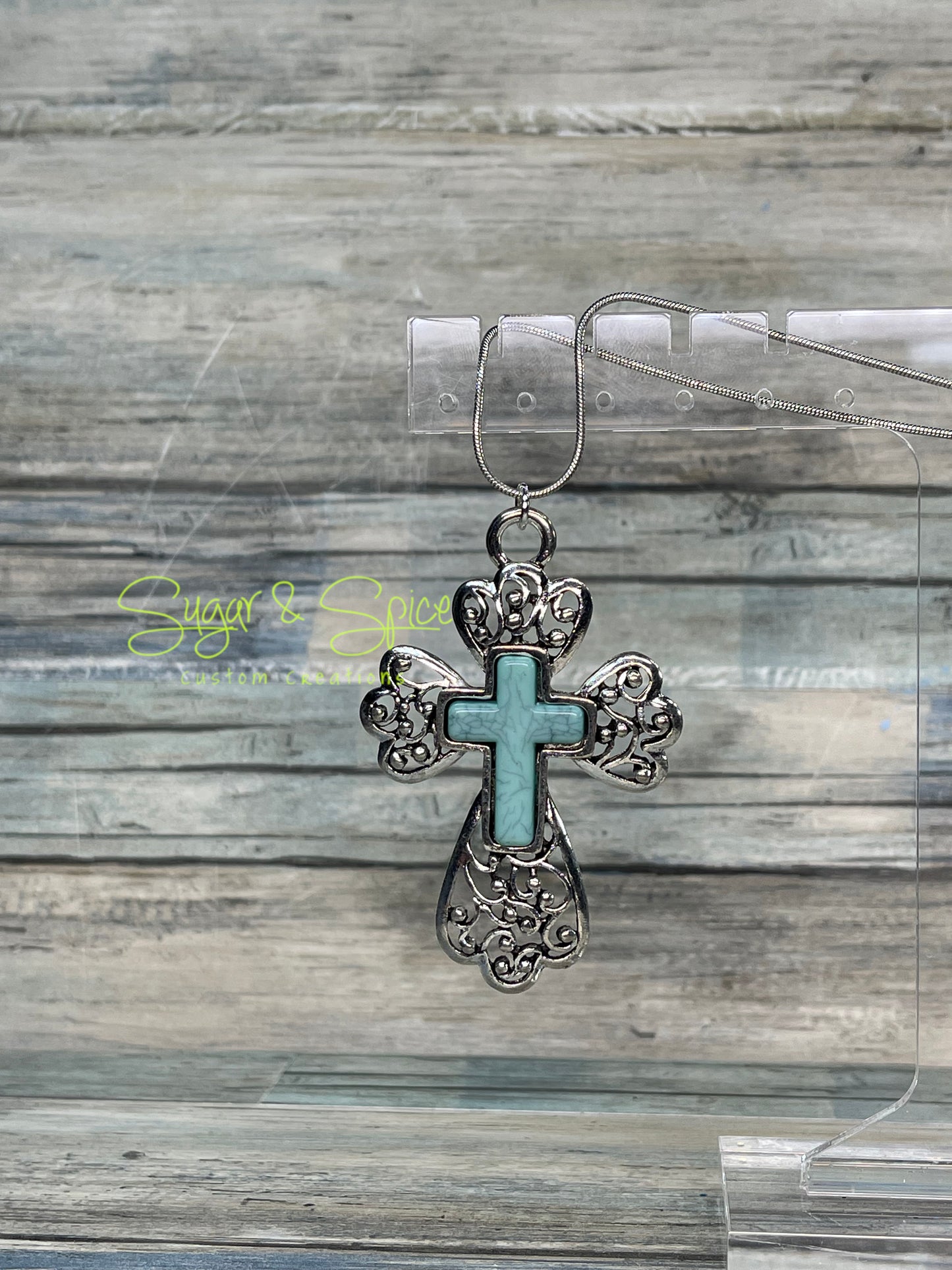 Turquoise Cross Necklaces