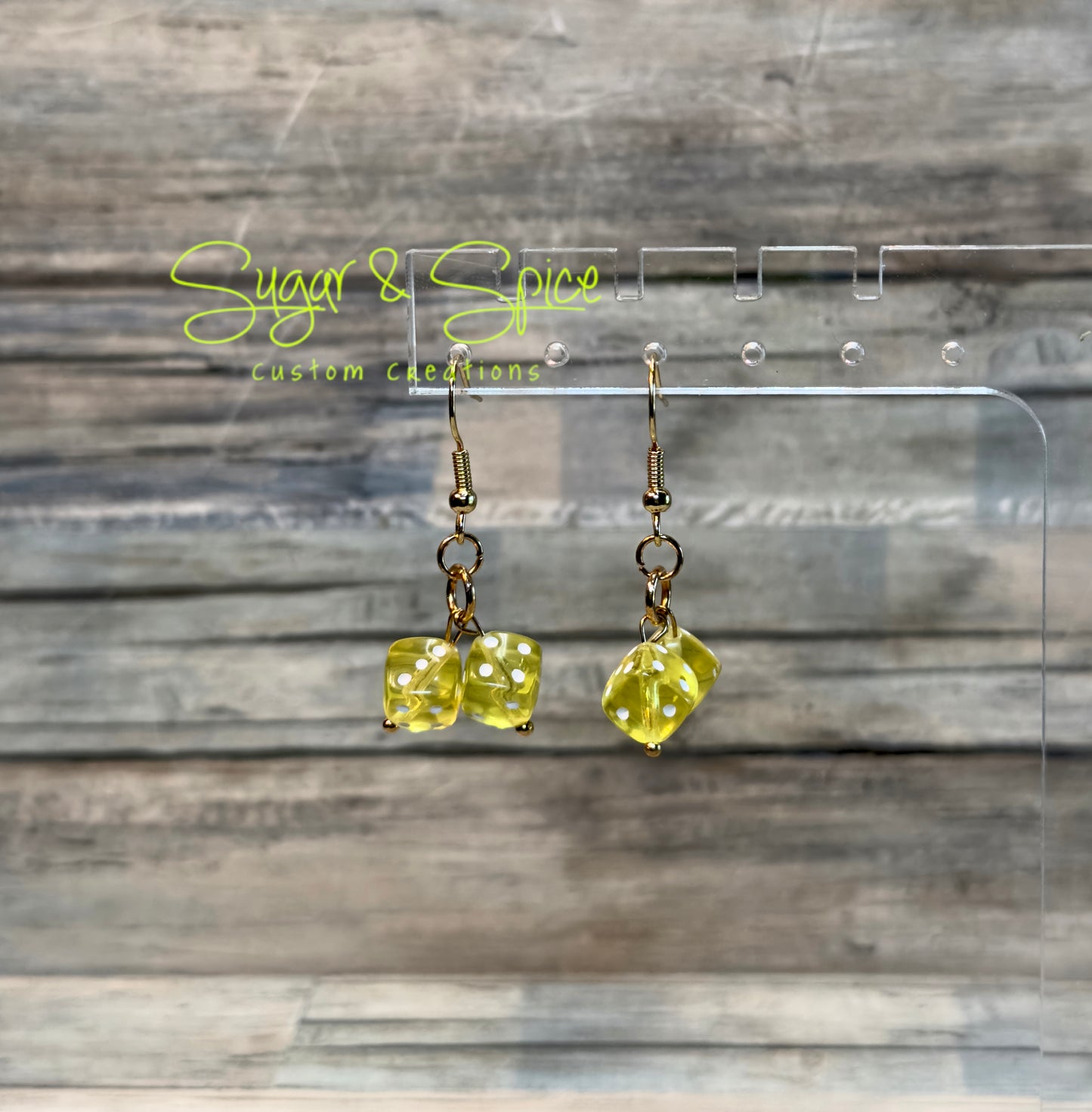 Mini Dice Earrings