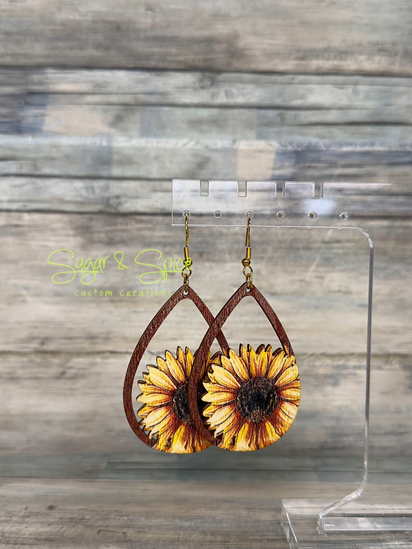 Wooden Variety Western Earrings