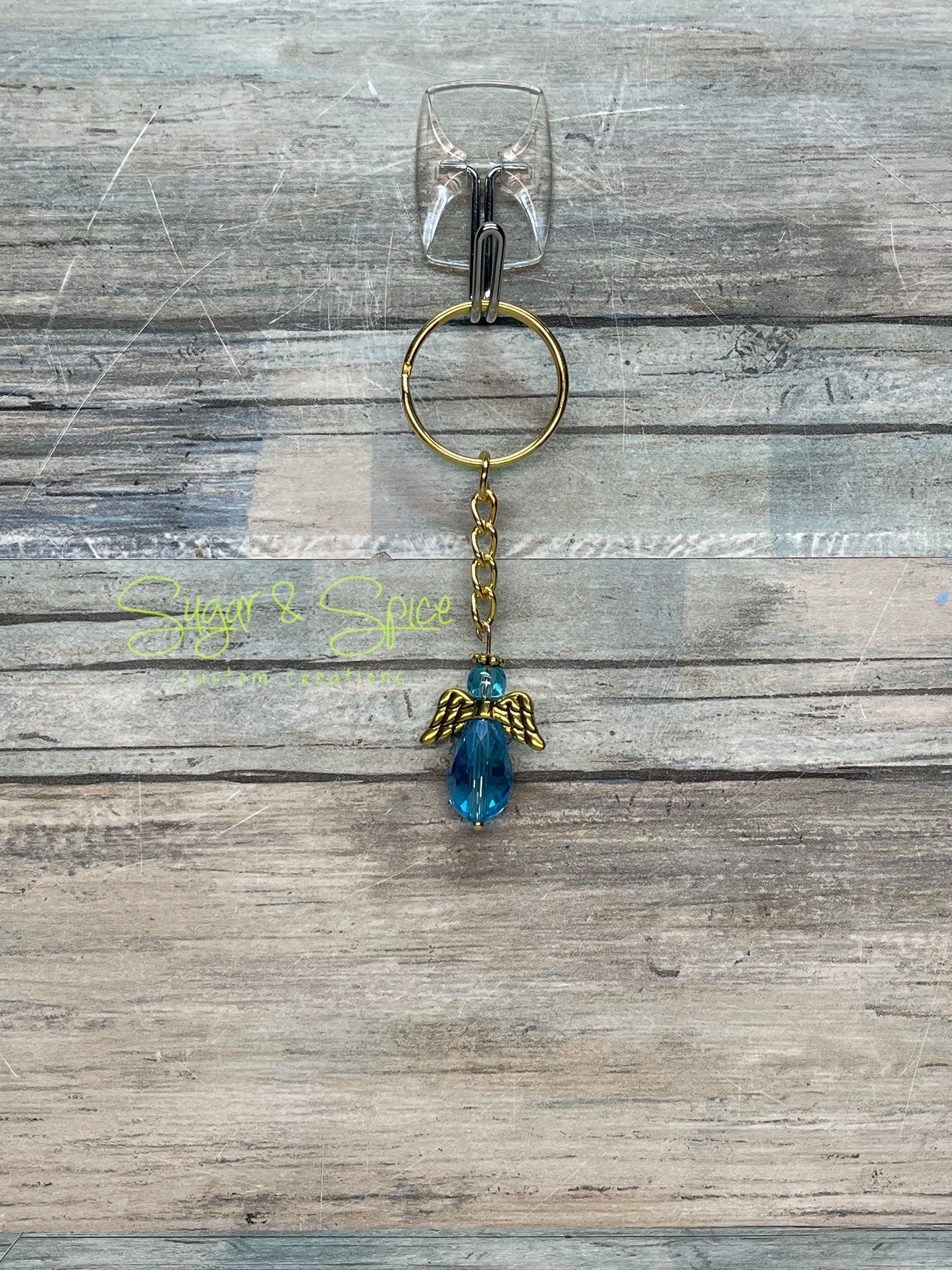 Gold Winged Angel Keychains