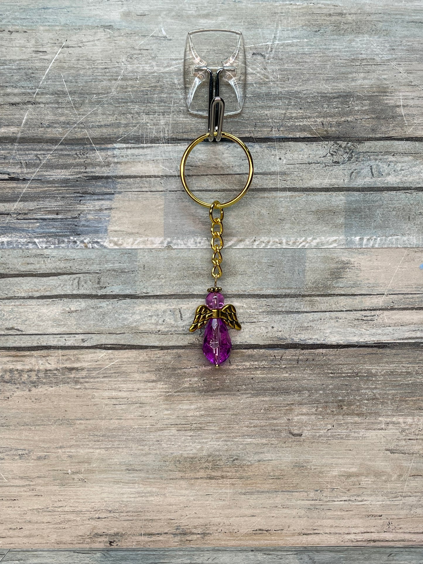 Gold Winged Angel Keychains