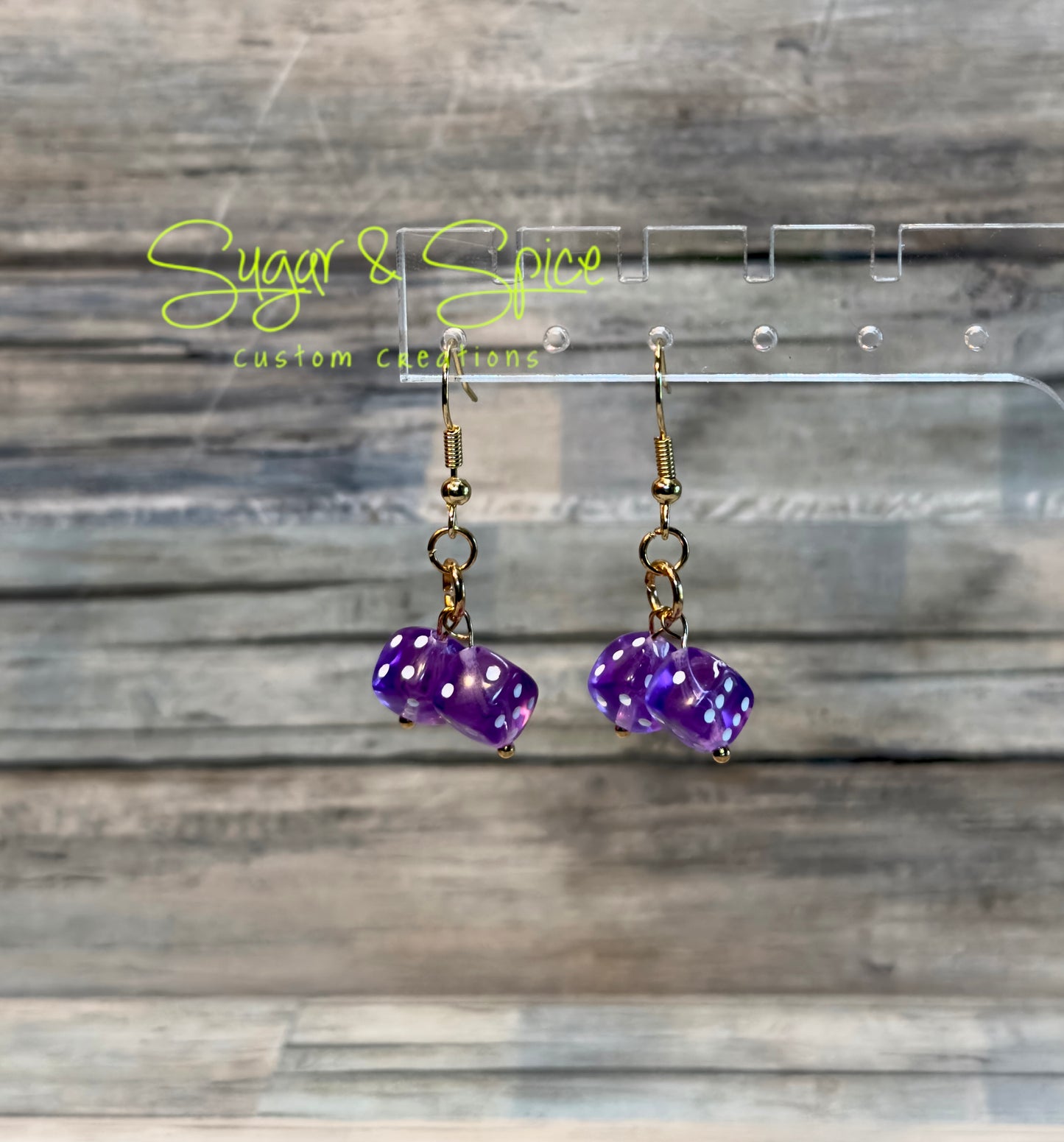 Mini Dice Earrings