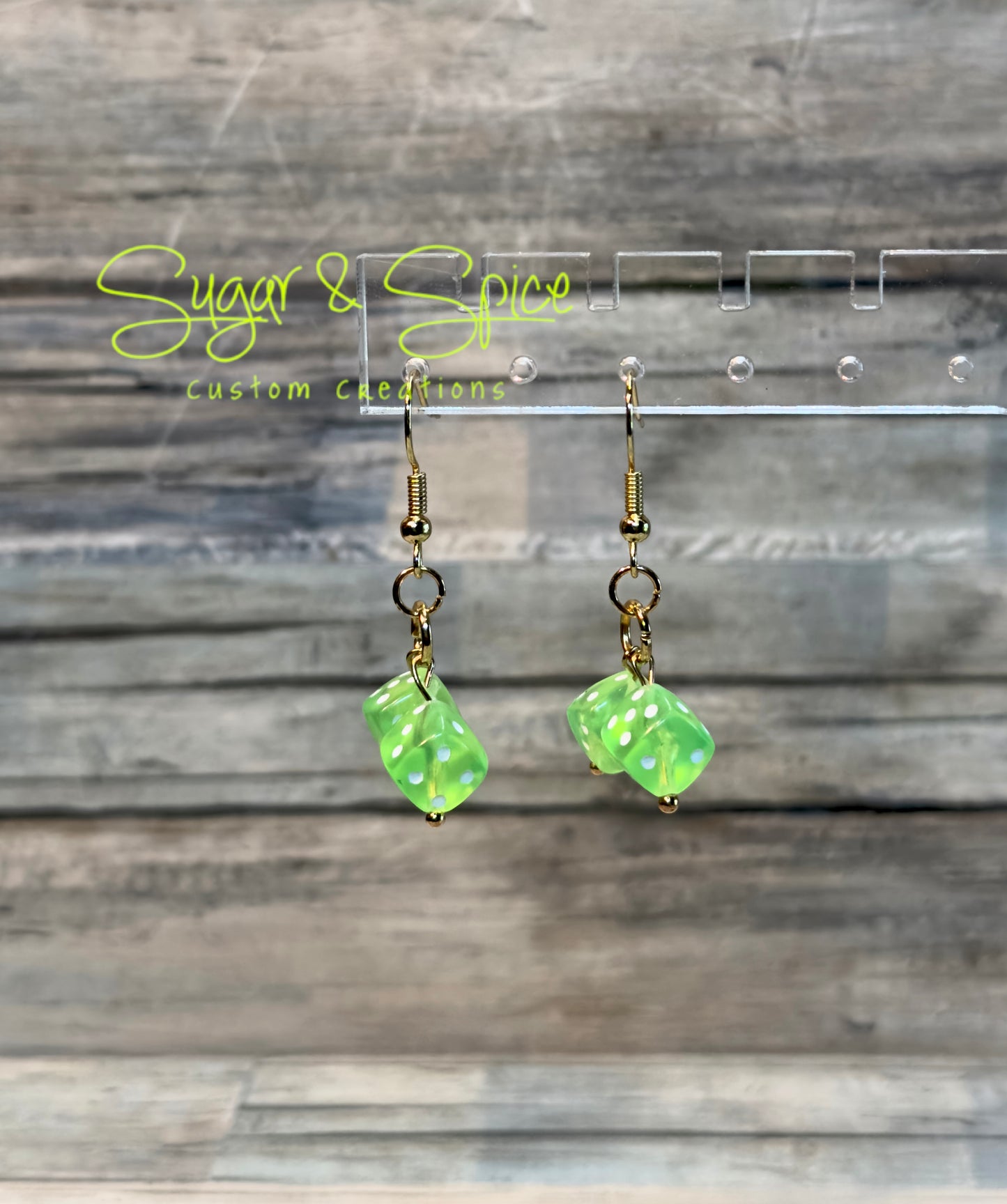 Mini Dice Earrings