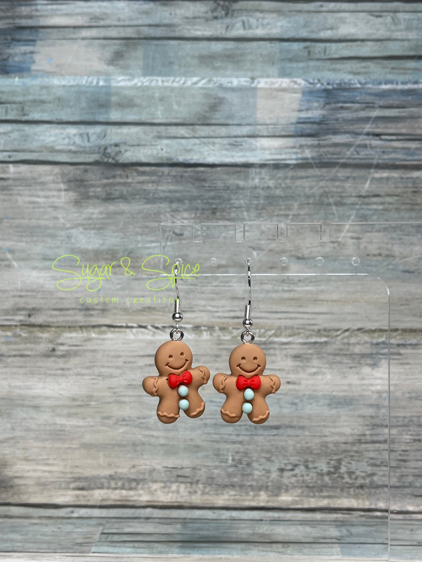 Gingerbread Men Earrings ￼