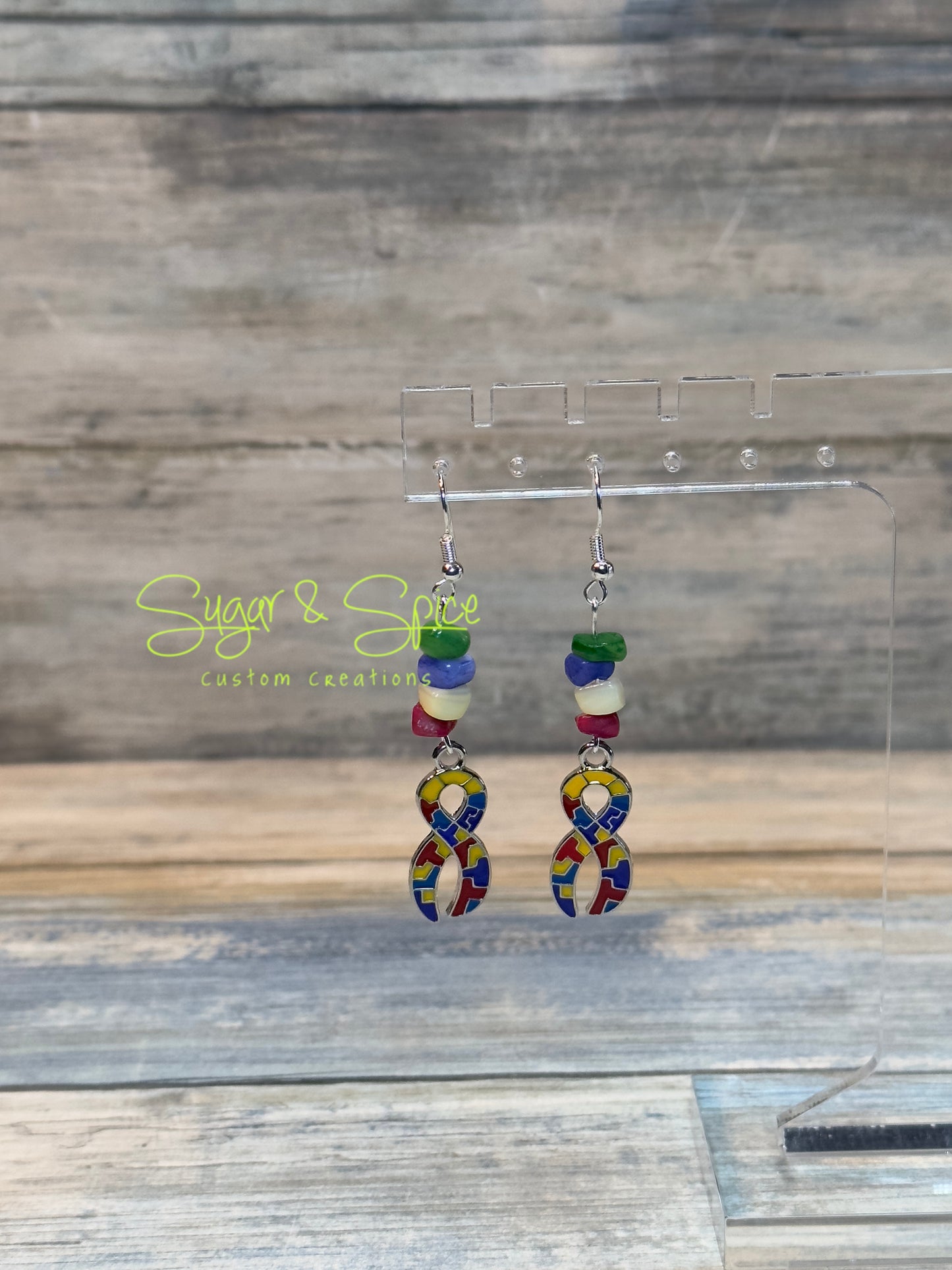 Autism Charm Earrings