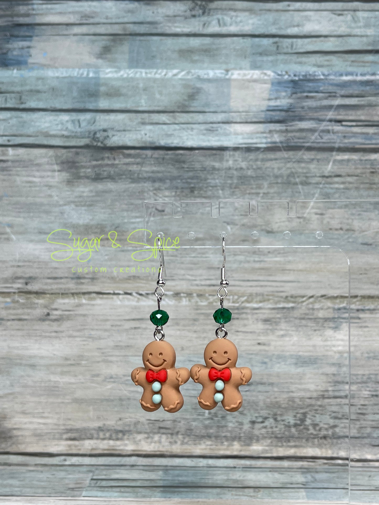 Gingerbread Men Earrings ￼