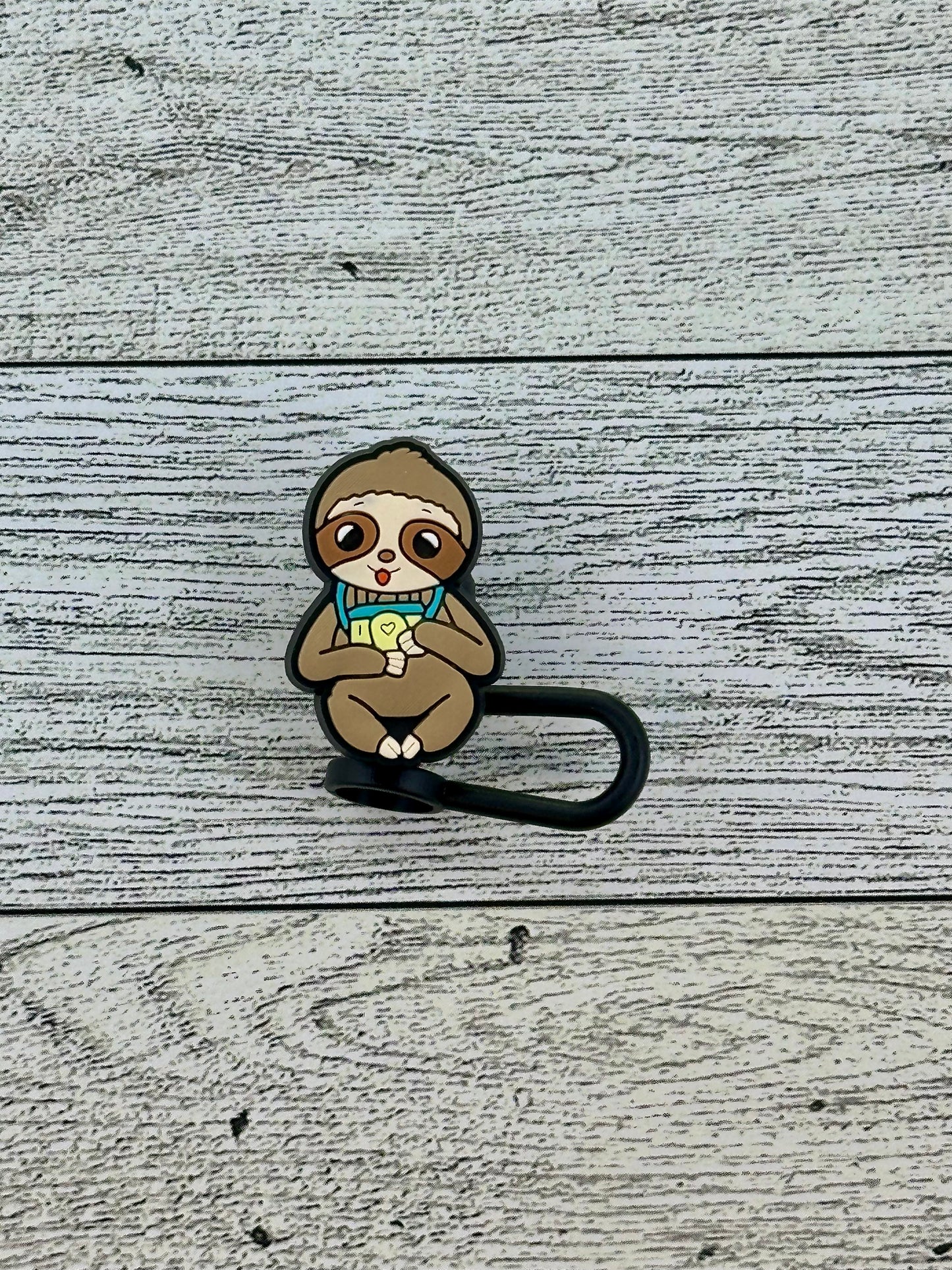 Sloth Straw Toppers