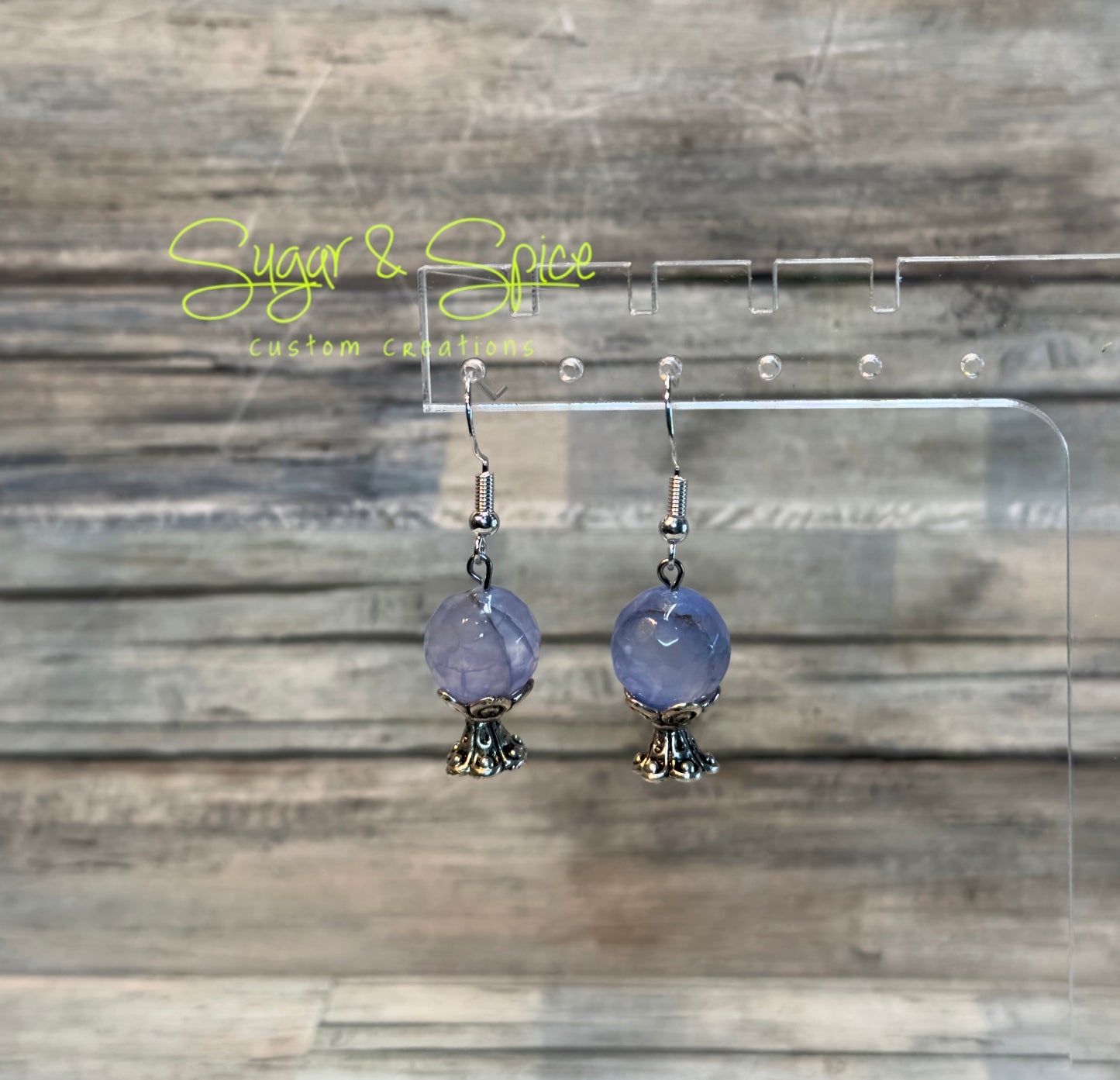 Crystal Ball Earrings