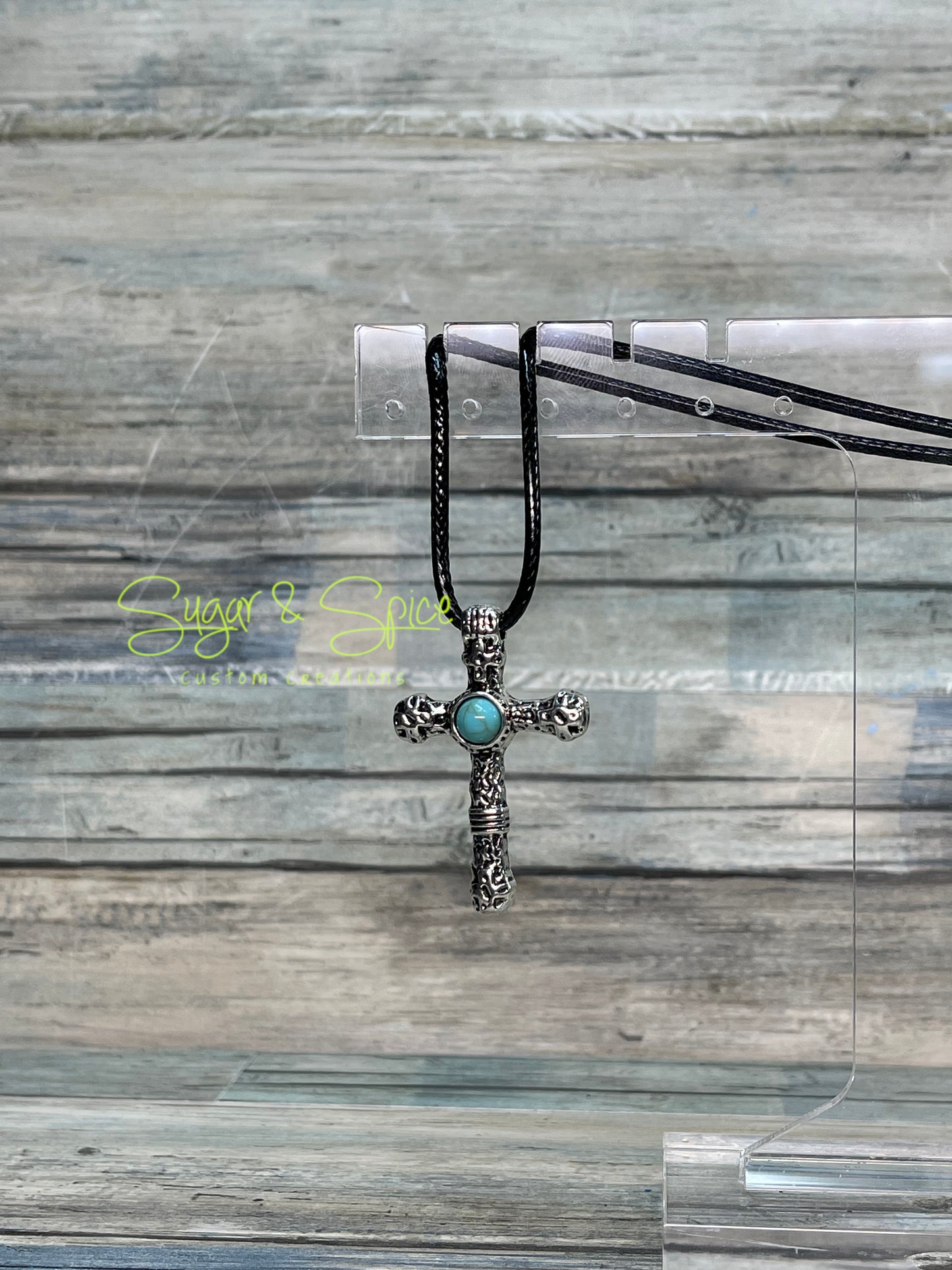 Turquoise Cross Necklaces