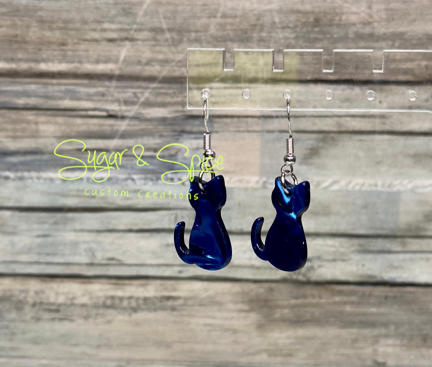 Resin Cat Earrings