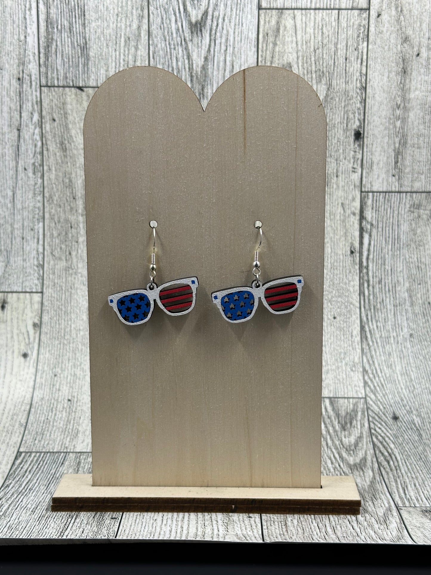 Basswood Americana Earrings