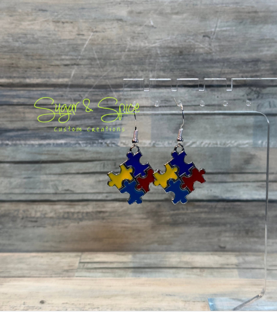 Autism Charm Earrings