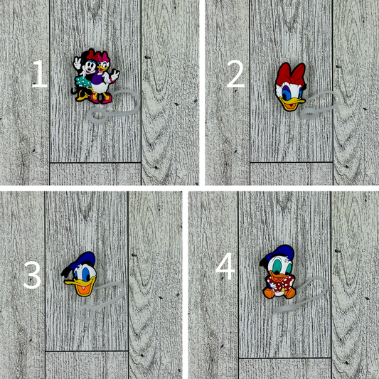 Cartoon Mouse Inspired Straw Toppers
