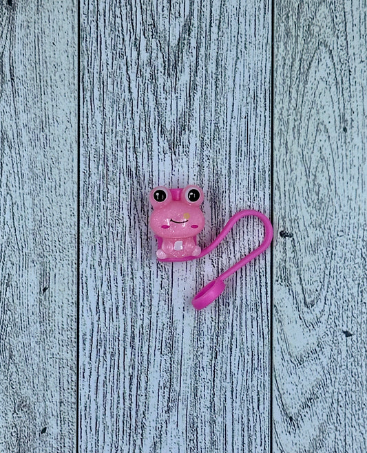 Resin Frog Straw Toppers