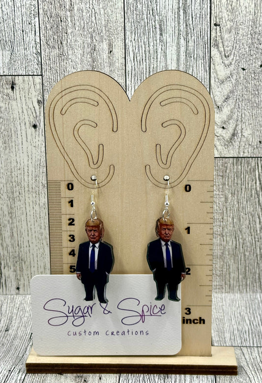 President Trump Earrings