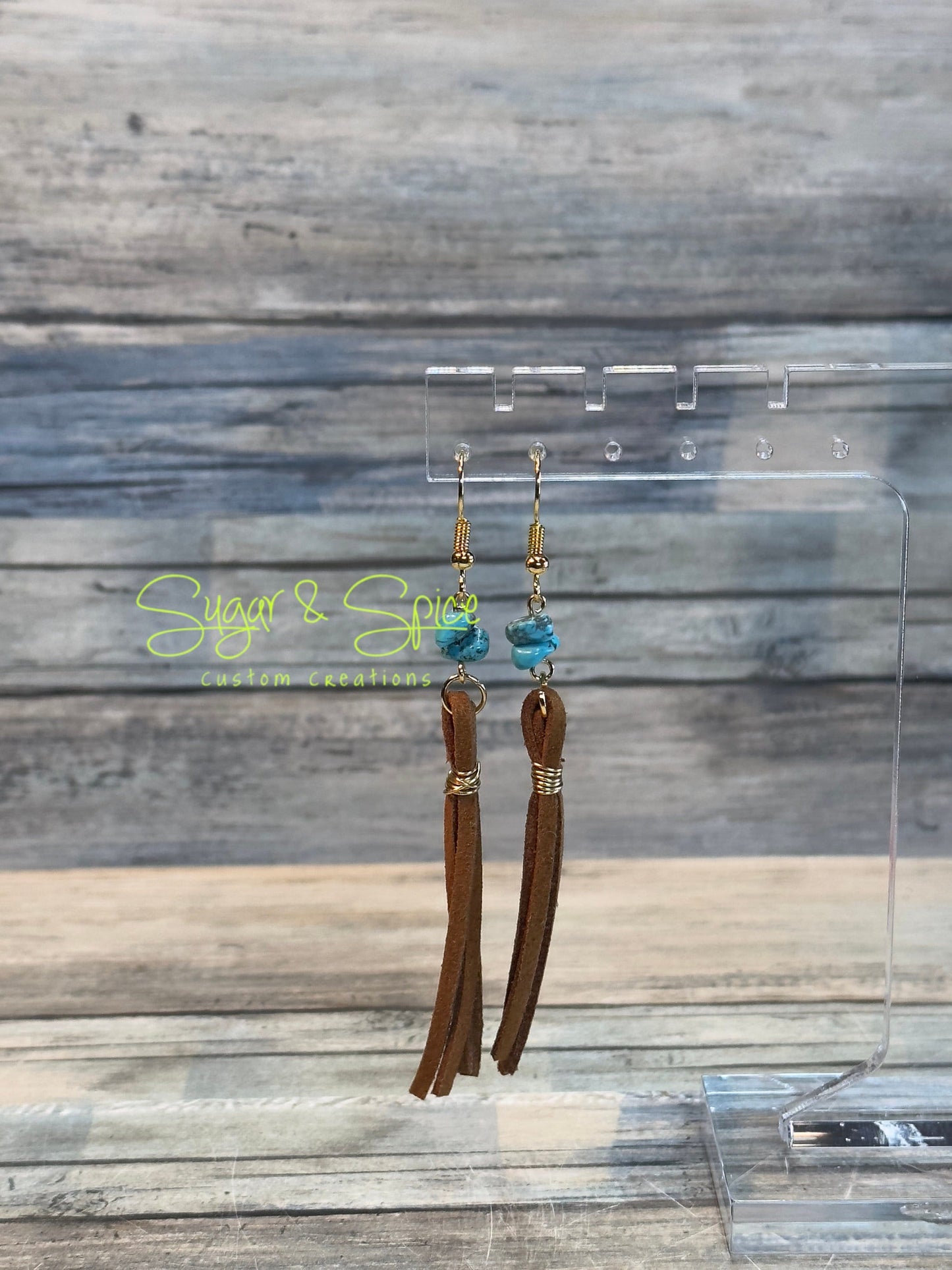 Suede Tassel Earrings