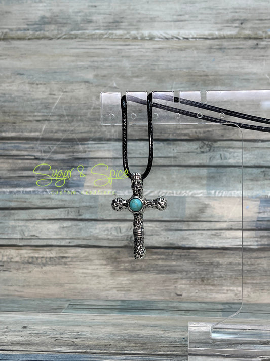 Turquoise Cross Earrings and Necklaces