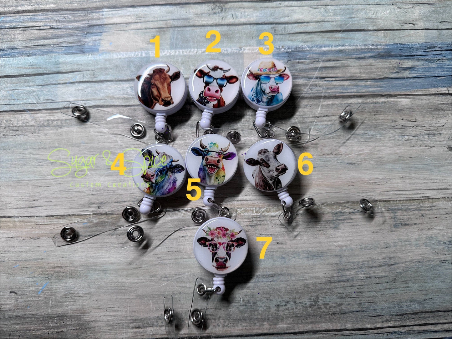 Cow Badge Reels