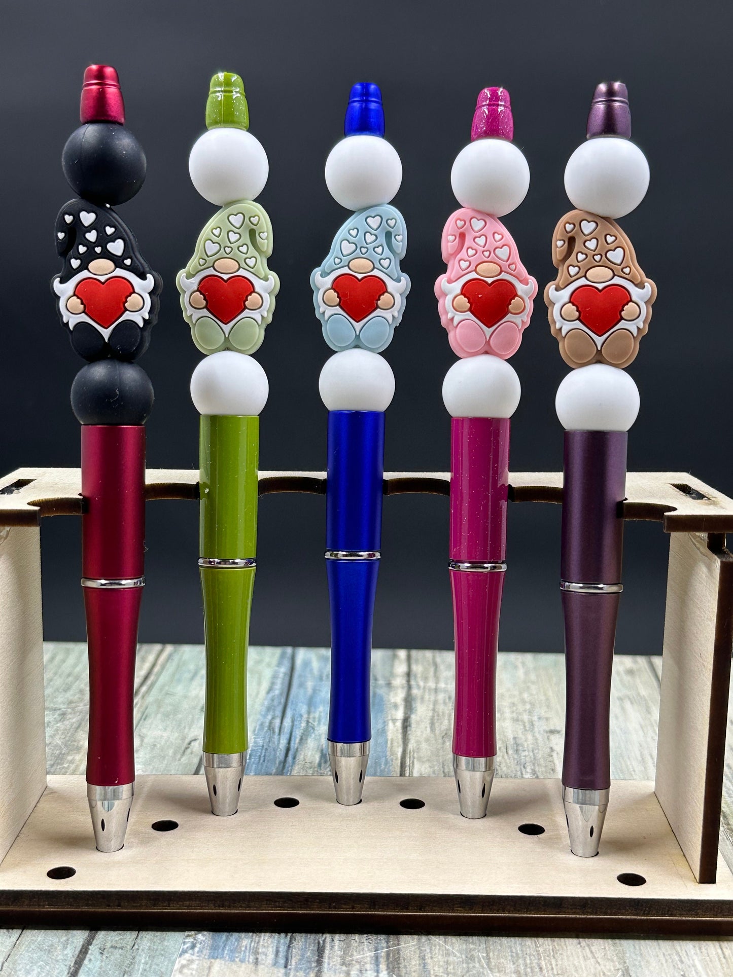 Gnome Silicone Bead Pens