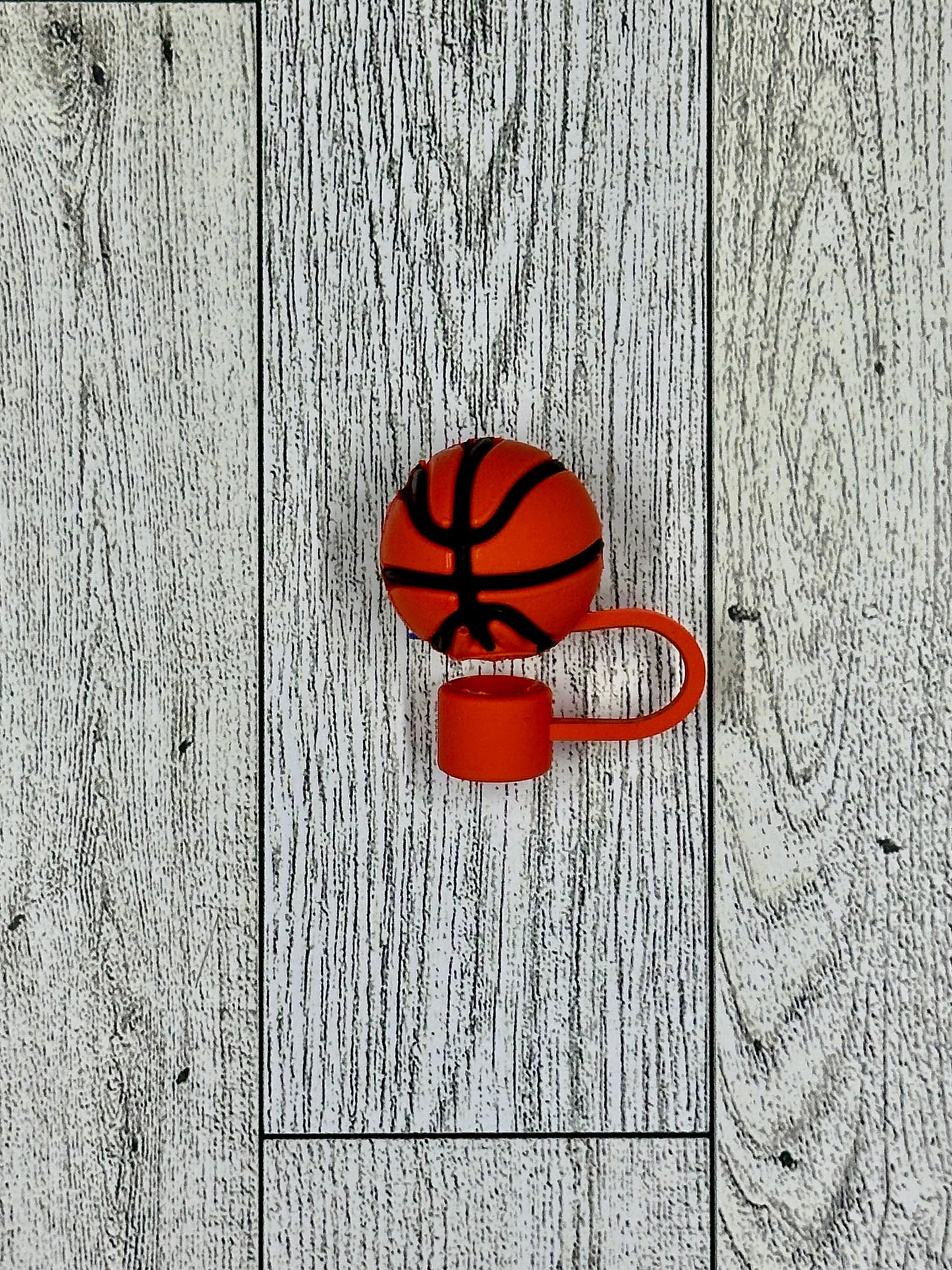 3D Sports Straw Toppers