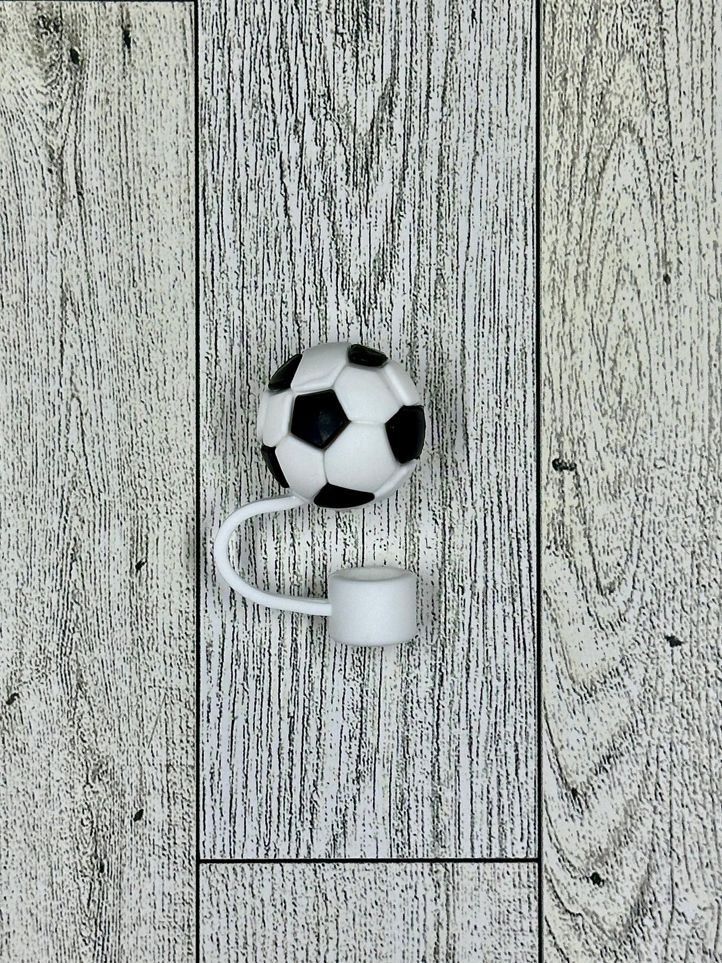 3D Sports Straw Toppers