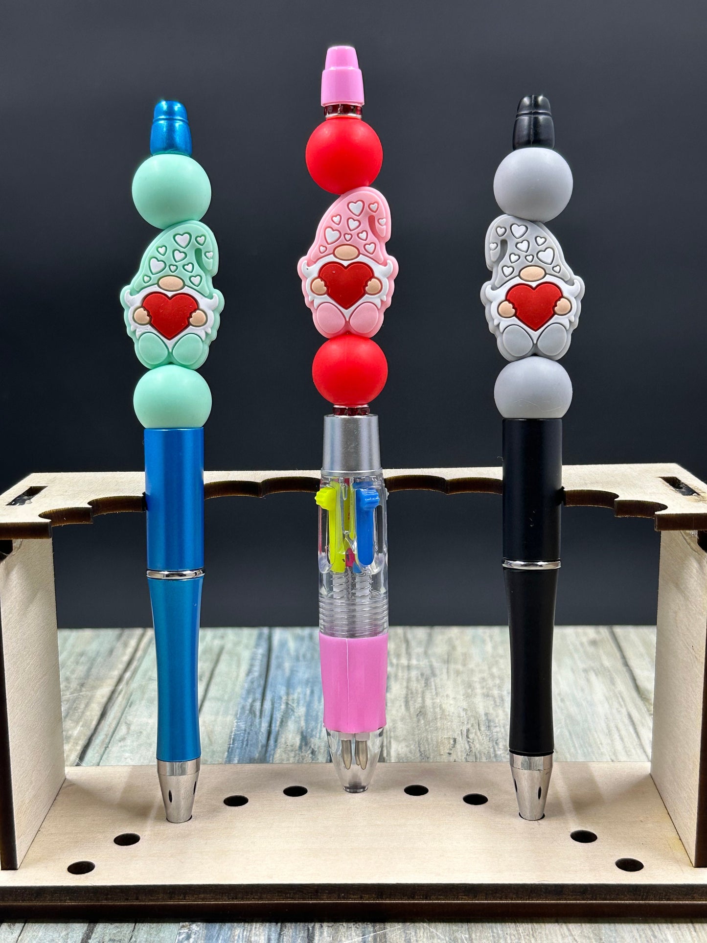 Gnome Silicone Bead Pens