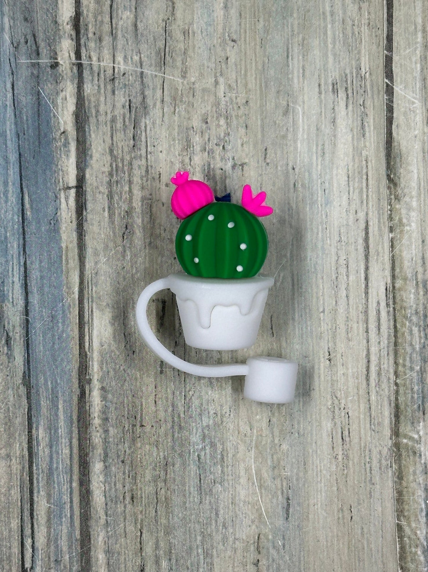 Cacti Straw Toppers