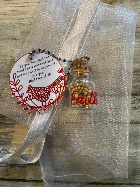 Mustard Seed Faith Keychains
