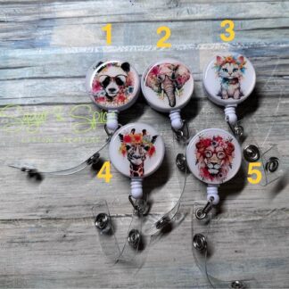 Funny Animal Badge Reels