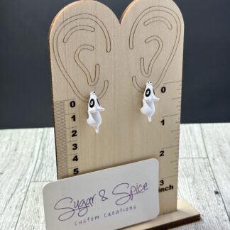 Clay Animal Ear Biters Stud Earrings