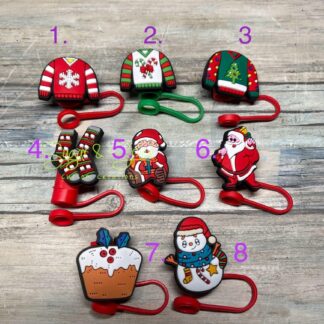 Christmas Straw Toppers 2