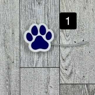 Paw Print Straw Toppers