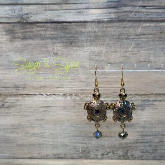Gold Turtle Earrings