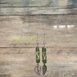 Various Jasper, Bone and Turquoise Dangle Earrings