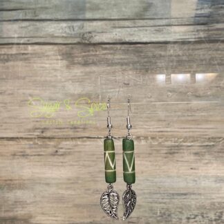 Various Jasper, Bone and Turquoise Dangle Earrings