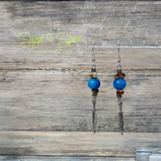 Unique Single Feather Earrings