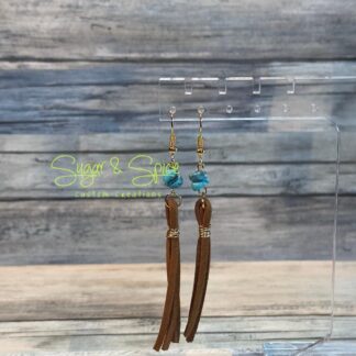 Suede Tassel Earrings
