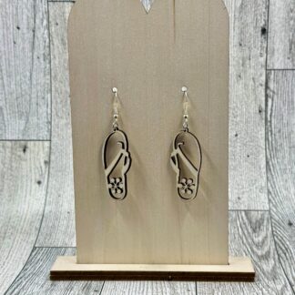 Wooden Flip-Flop Earrings