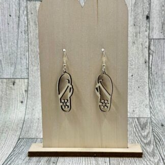 Wooden Flip-Flop Earrings
